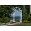 Vita Athens 81 In. H White Vinyl Garden Arbor -Abbo Garden Shop 02d3179c c25f 4592 8fb2 9b579b16a5d2