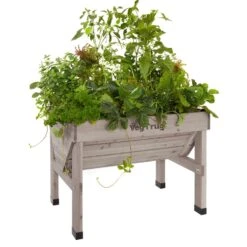 VegTrug VegTrug Classic 31.5 In. H X 40.7 In. W X 30 In. D Wood Planter Gray -Abbo Garden Shop 081c082c 5407 424e 8f88 c2cecaaf0c2a