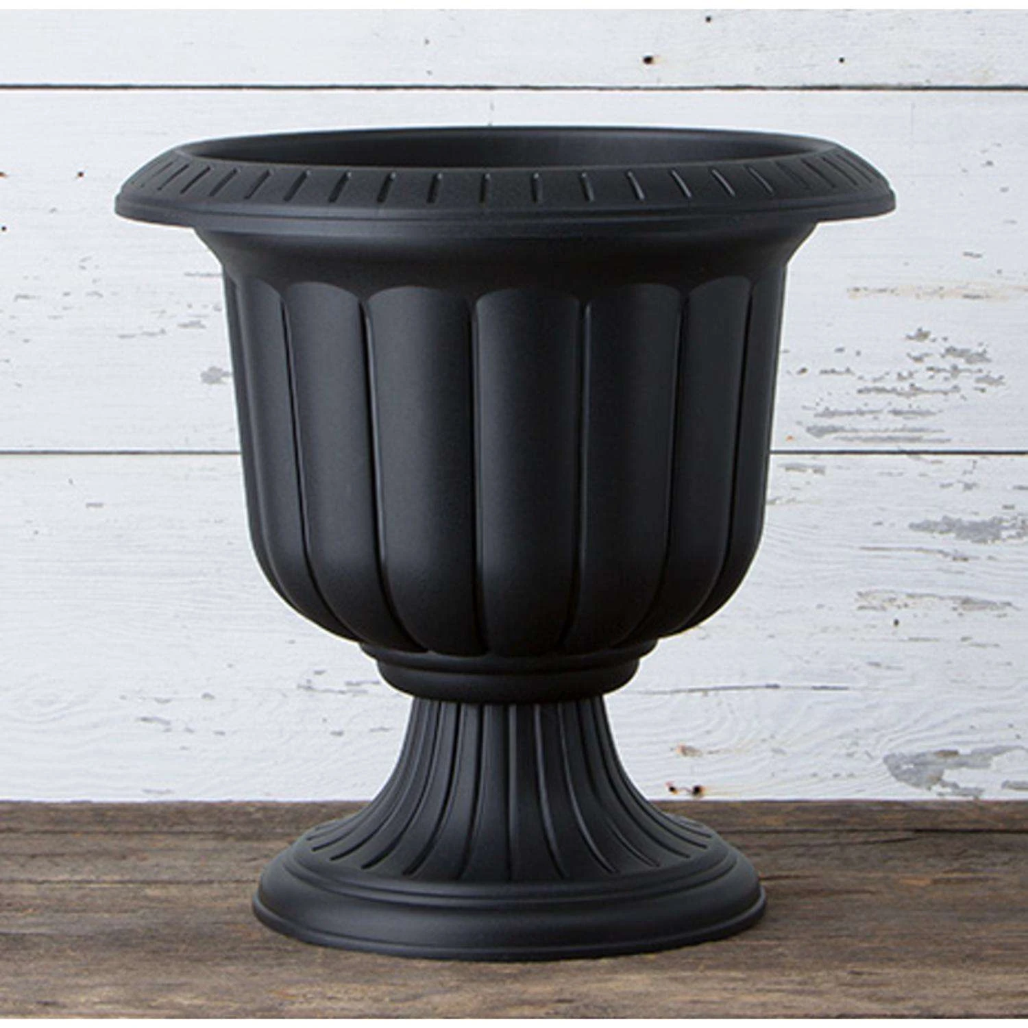 Novelty 19 In. H X 19 In. W X 19 In. D X 19 In. D Resin Classic Urn Urn Planter Black 5 Novelty 19 In. H X 19 In. W X 19 In. D X 19 In. D Resin Classic Urn Urn Planter Black - Image 3