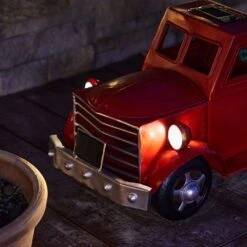 Glitzhome 9.25 In. H Red Iron/Plastic Plant Stand -Abbo Garden Shop 0be40171 daee 426b 8dff eb96a2ad8e93