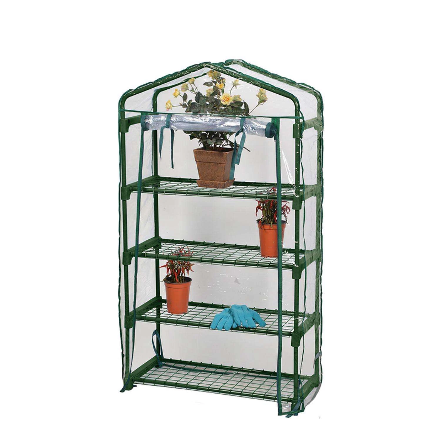 Bond Green 49.2 In. H X 11.8 In. W Greenhouse 4 Bond Green 49.2 In. H X 11.8 In. W Greenhouse - Image 2
