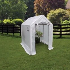 ShelterLogic GrowIt Translucent 72 In. H X 72.68 In. W Peak Style Greenhouse -Abbo Garden Shop 148a4a07 2dcf 47b3 a602 778a289175b5