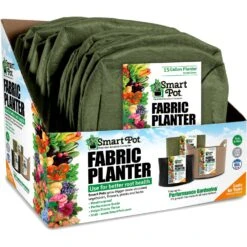 Smart Pot 13.5 In. H X 20 In. W X 20 In. D X 20 In. D Geo-Thermal Fabric Grow Bag Planter Forest Gre