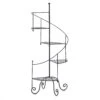 Summerfield Terrace Spiral Staircase 39 In. H Black Iron Plant Stand -Abbo Garden Shop 270d2144 f103 45da 90a7 b57695b9209d