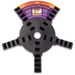 Down Under 1.5 In. H Black Plastic Plant Stand