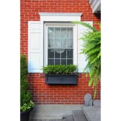 Mayne Fairfield 11 In. H X 11 In. W X 36 In. D Plastic Planter Box Black 7 Mayne Fairfield 11 In. H X 11 In. W X 36 In. D Plastic Planter Box Black -Abbo Garden Shop 2e119648 f7ad 466e 86a5 21c1afb20fe8