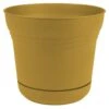 Bloem Saturn 10 In. D Polyresin Planter Yellow -Abbo Garden Shop 3dbc54e2 6913 4b06 bbaa 6ca453182342