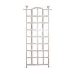Vita London 79.25 In. H White Vinyl Garden Trellis 9 Vita London 79.25 In. H White Vinyl Garden Trellis -Abbo Garden Shop 40981e43 4786 4873 af17 740a51962aab