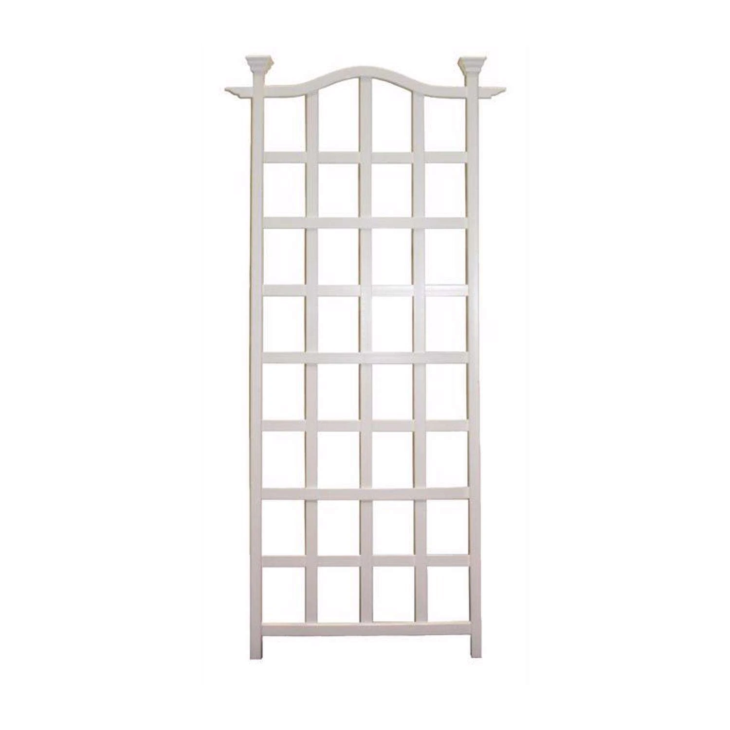 Vita London 79.25 In. H White Vinyl Garden Trellis 5 Vita London 79.25 In. H White Vinyl Garden Trellis - Image 3