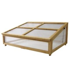 VegTrug Cold Frame Natural 18 In. H X 41 In. W Raised Bed Greenhouse -Abbo Garden Shop 48055da1 424a 4695 89c5 8a50b2437a1d