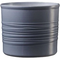SK Pottery 4.7 In. H X 5.5 In. D Clay Laos Ceramic Pot Grayish Blue