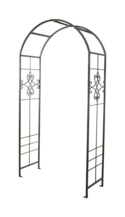 Panacea 90 In. H Black Steel Arbor