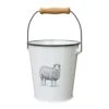 Panacea 7.5 In. D Steel Milkhouse Animals Bucket Planter White -Abbo Garden Shop 501cb15f e9b5 4f8b 8b80 d654bcfd06f4