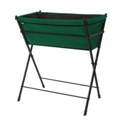 VegTrug Poppy Go 31.1 In. H X 25.5 In. W Steel 15.7 Planter Green