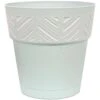 Deroma Mosaic 9.85 In. H X 10 In. D Resin Vaso Save Planter Mint -Abbo Garden Shop 51d940a7 ad90 4529 94e7 8185f242bd16