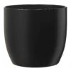 SK Pottery 3.9 In. H X 4.7 In. W X 4.7 In. D Clay Basel Ceramic Pot Black -Abbo Garden Shop 53c5362b b13f 463b 8119 a533cef13de6