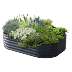 VegTrug 17.71 In. H X 36.22 In. W X 36.22 In. D Steel Raised Garden Bed Rain Grey -Abbo Garden Shop 54e42a41 d181 42ee 98f1 b361be029a2d