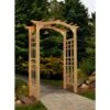 Vita Westwood 85.5 In. H Brown Wood Garden Arbor -Abbo Garden Shop 5bed0ac2 3711 439e 841c 1834376b5a5e
