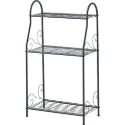 VegTrug 38 In. H Black Steel Plant Stand