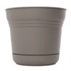 Bloem 12.75 In. H X 14 In. W Plastic Saturn Planter Charcoal -Abbo Garden Shop 71bdc414 7d3b 4da1 8490 3536e8143f5b