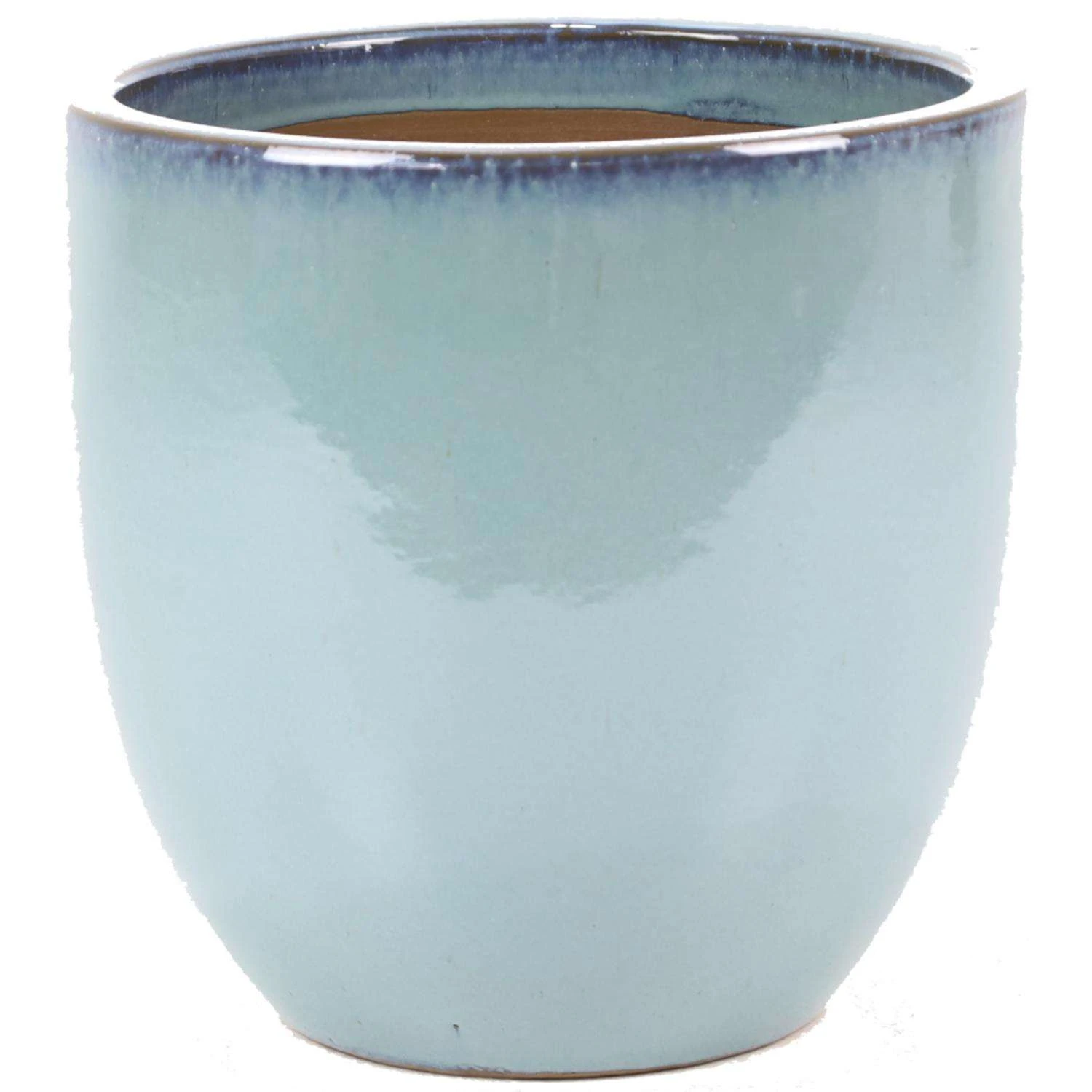 Deroma Koshi 15 In. H X 15 In. W X 15 In. D Ceramic Planter Turquoise 3 Deroma Koshi 15 In. H X 15 In. W X 15 In. D Ceramic Planter Turquoise