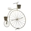 Summerfield Terrace Penny Farthing Bicycle 33.8 In. H Brass Metal Plant Stand -Abbo Garden Shop 89ae9741 7c8c 48ed b77d 9310bdaefd59