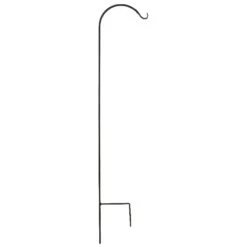 Panacea Black Steel 64 In. H Single Crook Plant Hook 1 Pk