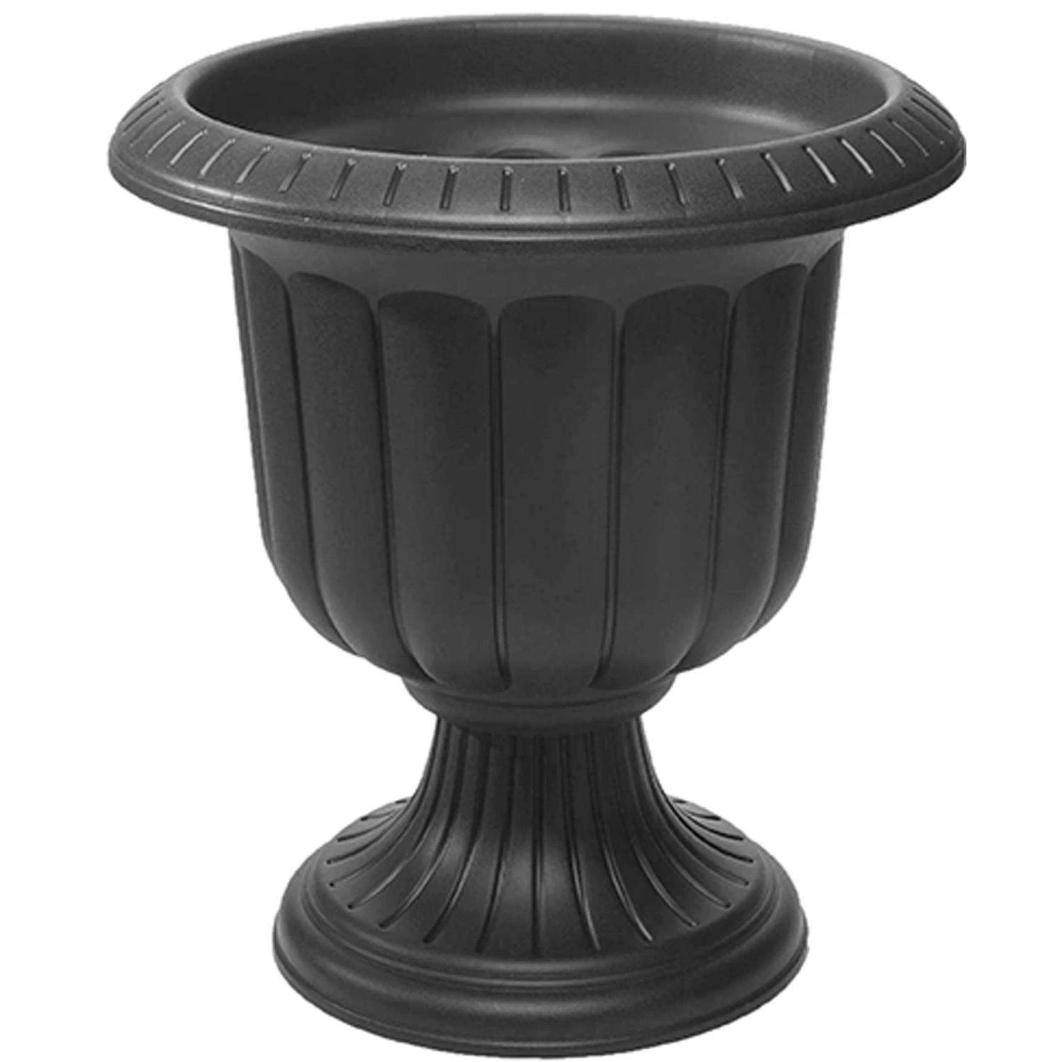 Novelty 19 In. H X 19 In. W X 19 In. D X 19 In. D Resin Classic Urn Urn Planter Black 3 Novelty 19 In. H X 19 In. W X 19 In. D X 19 In. D Resin Classic Urn Urn Planter Black