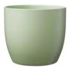 SK Pottery 3.9 In. H X 4.7 In. W X 4.7 In. D Clay Basel Ceramic Pot Green -Abbo Garden Shop 961dff06 96c1 4abf 9ab3 96e803cf48b4