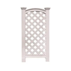 Vita Luxembourg 56.25 In. H White Vinyl Garden Trellis -Abbo Garden Shop 96684c74 c441 4c64 b78f 9dd9a6b447ab
