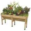VegTrug 32 In. H X 73 In. W X 18 In. D Wood Wall Hugger Planter Natural -Abbo Garden Shop 9b856467 b551 43bd 9c40 1fabfc4ceb44