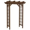 Panacea 84 In. H Brown Wood Arbor -Abbo Garden Shop 9f4065aa 65cf 46f4 a43a b213eb173f23
