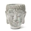 Abbott 7 In. H Cement Buddha Head Planter Gray -Abbo Garden Shop a4aa2d7d 6e9e 452f b347 d1cedbc00ab6