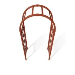 Vita Sierra 81 In. H Brown Vinyl Garden Arbor -Abbo Garden Shop a5b65bb7 2308 407d 9b4c 2049a98444c1