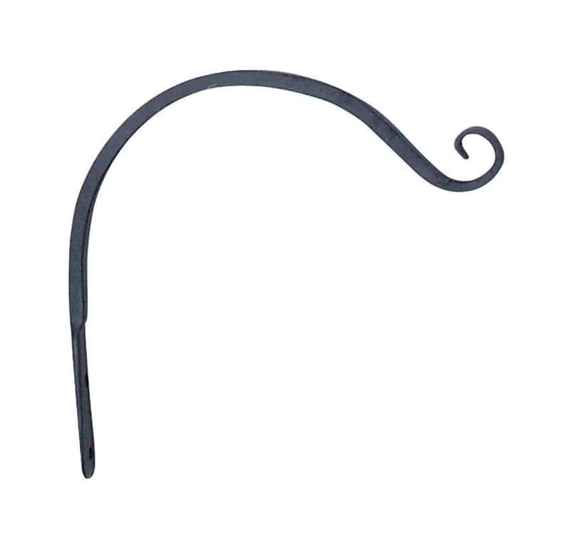 Panacea Black Wrought Iron 8-1/4 In. H Curved Forged Plant Hook 1 Pk 3 Panacea Black Wrought Iron 8-1/4 In. H Curved Forged Plant Hook 1 Pk