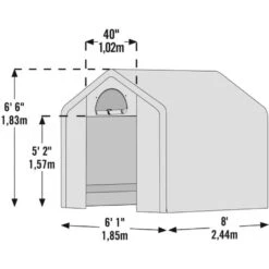 ShelterLogic GrowIt Translucent 72 In. H X 72.68 In. W Peak Style Greenhouse -Abbo Garden Shop b2bc3bbc 1dc7 4377 9fd5 75c84512cc4d