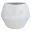 Trendspot Rena 6.5 In. H X 8 In. W X 8 In. D X 8 In. D Ceramic Planter White -Abbo Garden Shop b4e89a7f 46b4 4566 b375 c3e6d15e2fc4