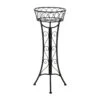 Summerfield Terrace 26.5 In. H Black Iron Plant Stand -Abbo Garden Shop b4f723d9 7e0a 4b80 90ea 59ac54914641