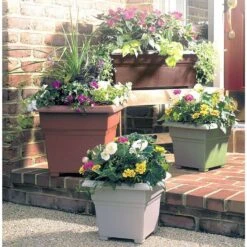 Novelty 10 In. H X 27 In. W X 12 In. D Plastic Countryside Tub Patio Planter Sage -Abbo Garden Shop b60dba4b 06dc 4acd bfaa eef782fa1c4c