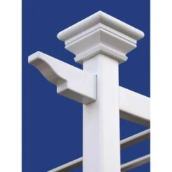 Vita Dublin 82 In. H White Vinyl Garden Arbor -Abbo Garden Shop b62c6fb0 1eea 4b73 a8e8 a7254c30c473