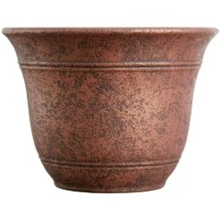 HC Companies 7.38 In. H X 10 In. D Plastic Sierra Planter Rustic Redstone