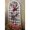 Vita Athens 77.25 In. H White Vinyl Garden Trellis -Abbo Garden Shop c020366f 2096 440a 8339 18b63a4fd9aa
