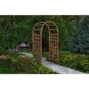 Vita Sierra 81 In. H Brown Vinyl Garden Arbor -Abbo Garden Shop c07f1a8f f741 4f91 9fab 93b2b64ac5e4