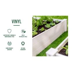 Vita Athens 77.25 In. H White Vinyl Garden Trellis -Abbo Garden Shop c5de268d 9867 4214 915b 9f150721a891