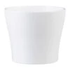 Scheurich Mirror Silver 6 In. D Ceramic Flower Pot White -Abbo Garden Shop c61a8cf9 d0e1 493c 9ced 4f15b42b7b04