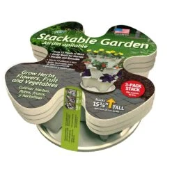 Dalen 15.75 In. H X 13 In. W X 13 In. D Plastic Planter Gray