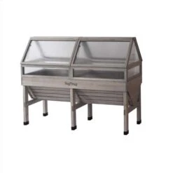 VegTrug Cold Frame Gray 26 In. H X 71 In. W Greenhouse -Abbo Garden Shop cc97a0b3 9966 4ff1 9937 588e494b039d