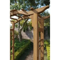 Vita Westwood 85.5 In. H Brown Wood Garden Arbor -Abbo Garden Shop cf05aef9 cd5f 4956 9fd2 fa9d403462b7