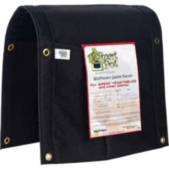 Smart Pot WallFlowers 18 In. H X 16 In. W Geo-Thermal Fabric Saddle Grow Bag Planter Black