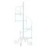 Summerfield Terrace Stairway 39 In. H White Iron Plant Stand 1 Summerfield Terrace Stairway 39 In. H White Iron Plant Stand -Abbo Garden Shop d5c90375 7160 497b 84ed 224ff73b83f1